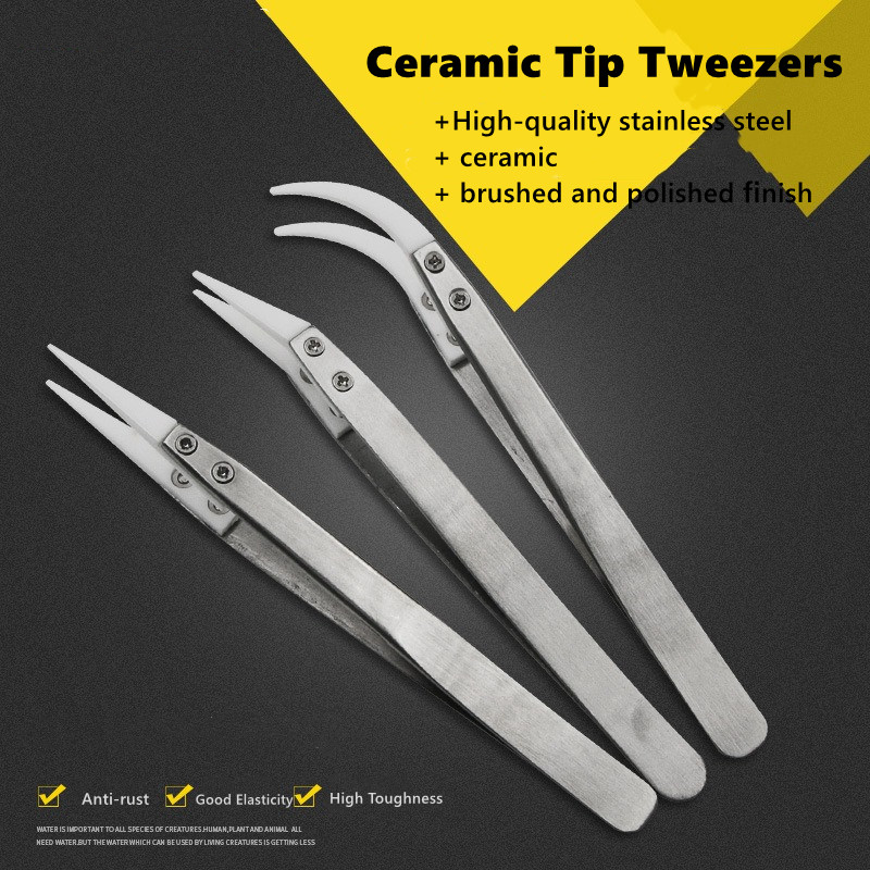 Smd Tweezer Set - High Temperature Resistant Ceramic Tweezers Set,
