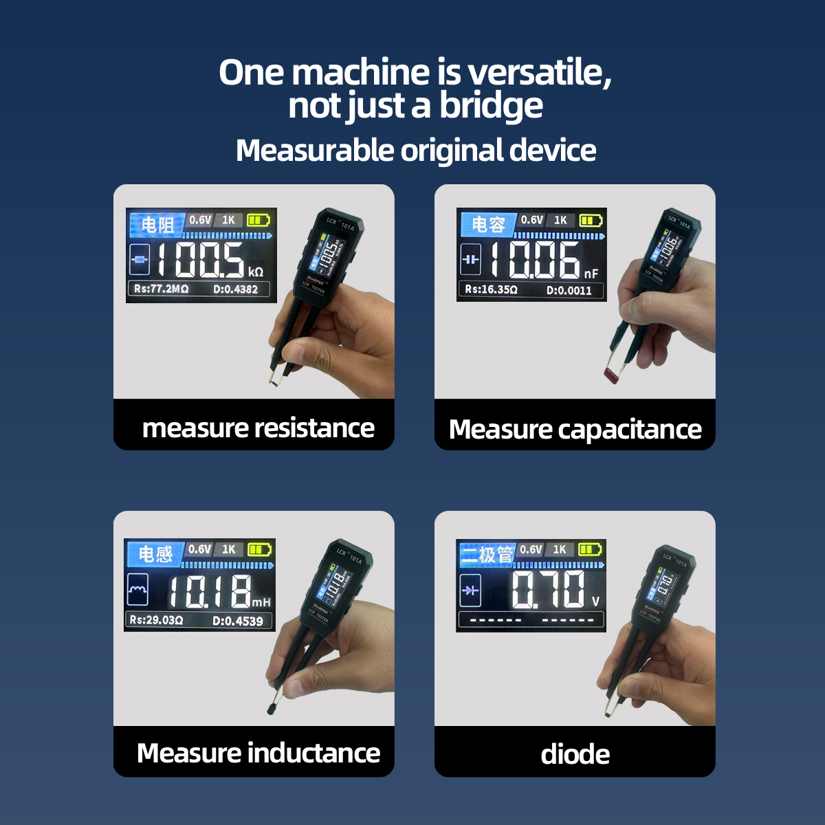 2026 WinAPEX LCR101A Portable  - Smd Tweezer Set recension och pris