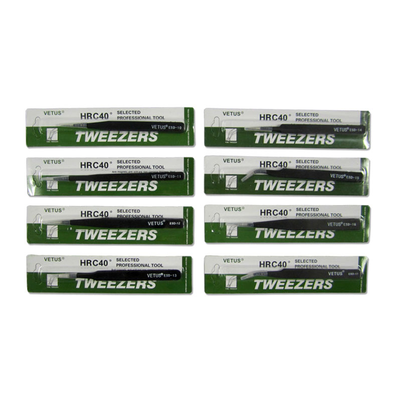 Anti‑Static Stainless Steel Tw - Smd Tweezer Set recension och pris