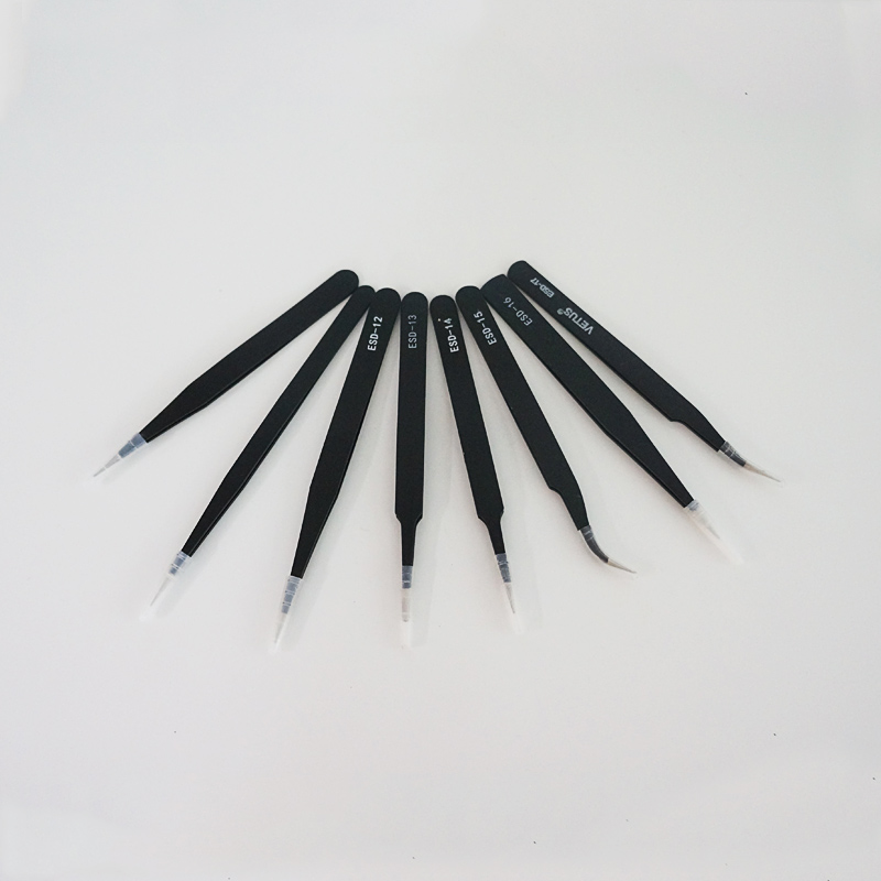 Anti‑Static Stainless Steel Tw - Smd Tweezer Set recension och pris