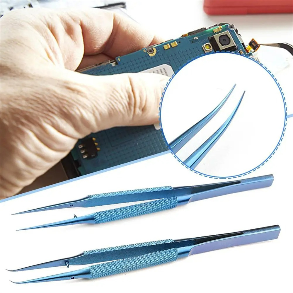 Titanium Alloy Anti-Magnetic T - Smd Tweezer Set recension och pris