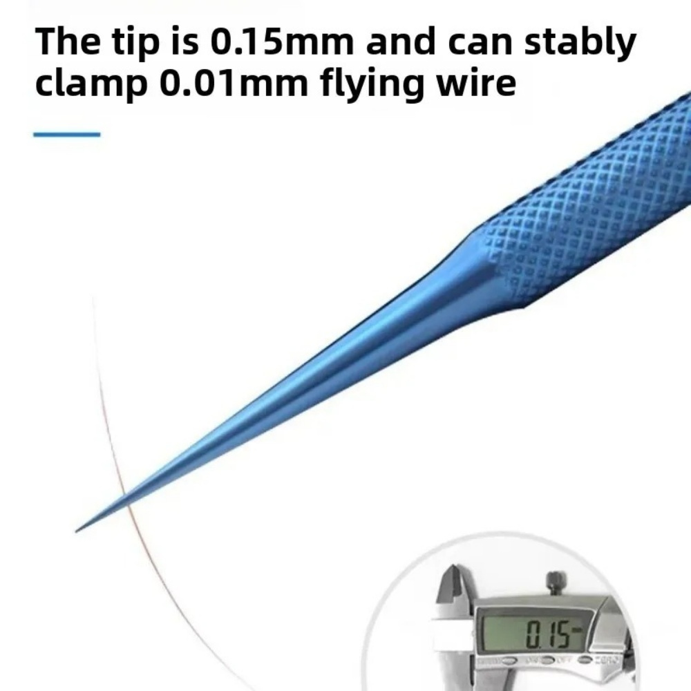 Titanium Alloy Anti-Magnetic T - Smd Tweezer Set recension och pris