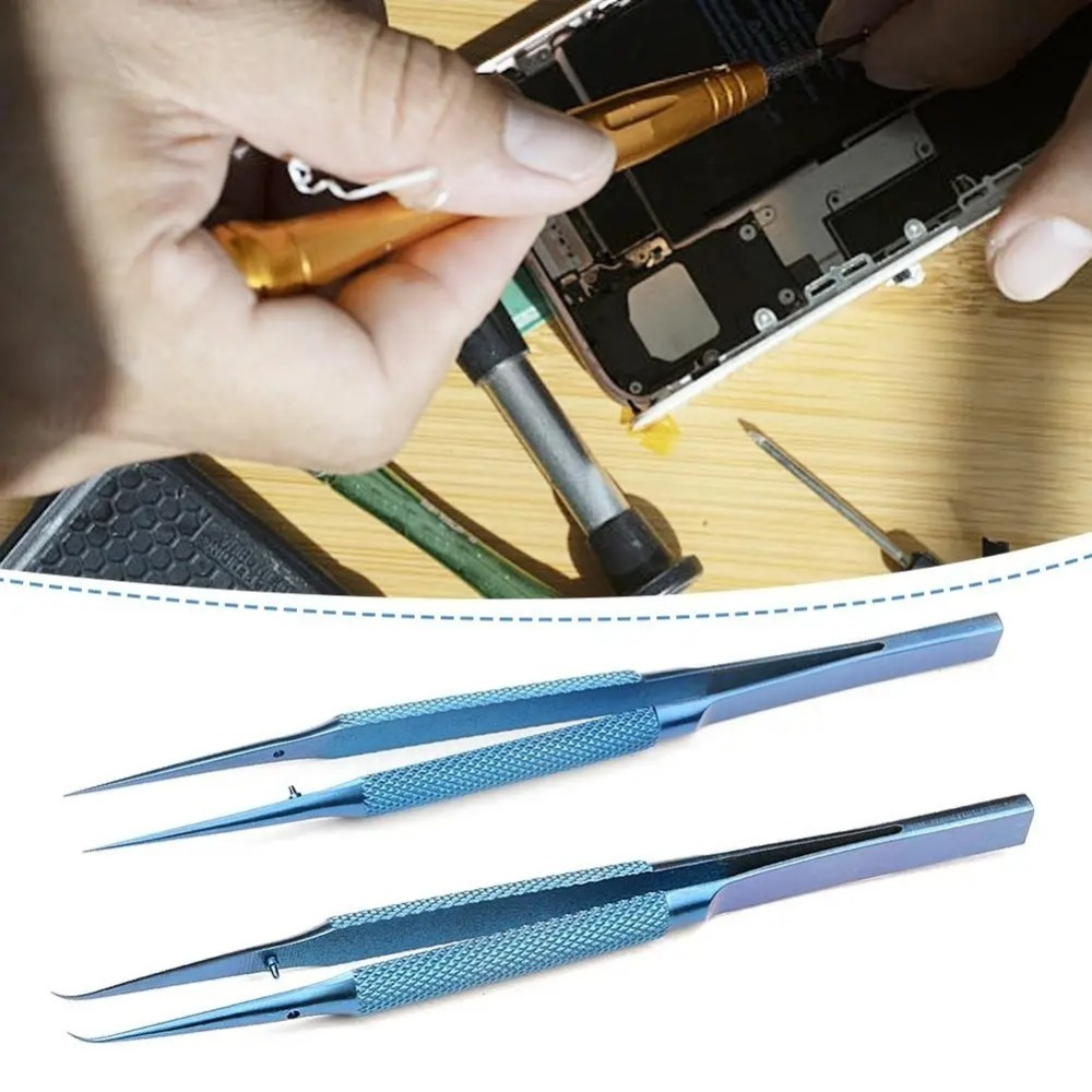 Titanium Alloy Anti-Magnetic T - Smd Tweezer Set recension och pris