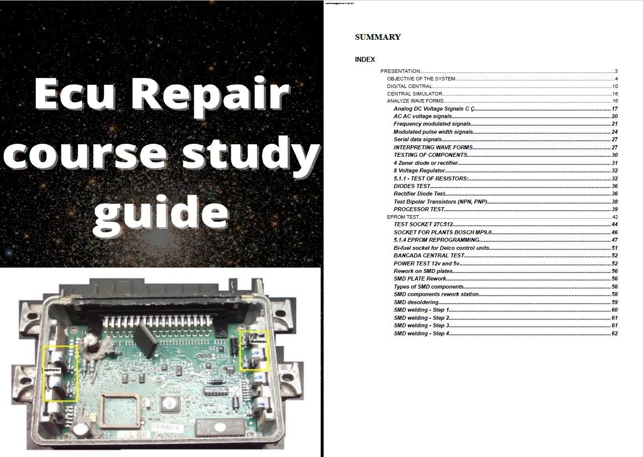 5 PCS ECU REPAIR Manuals Repai - Electronics Repair Guide recension och pris