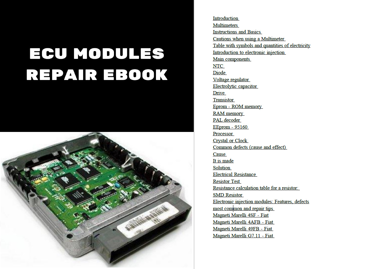 5 PCS ECU REPAIR Manuals Repai - Electronics Repair Guide recension och pris