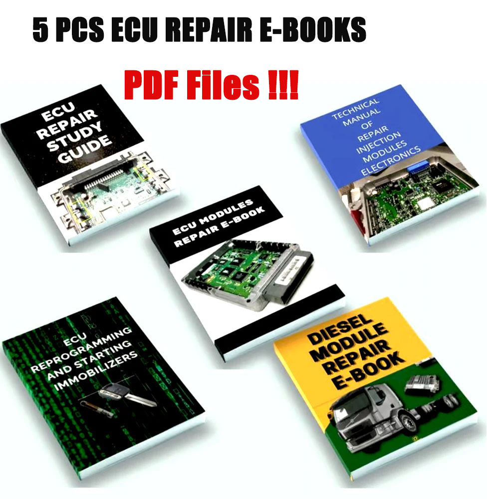 5 PCS ECU REPAIR Manuals E-BOO - Electronics Repair Guide recension och pris