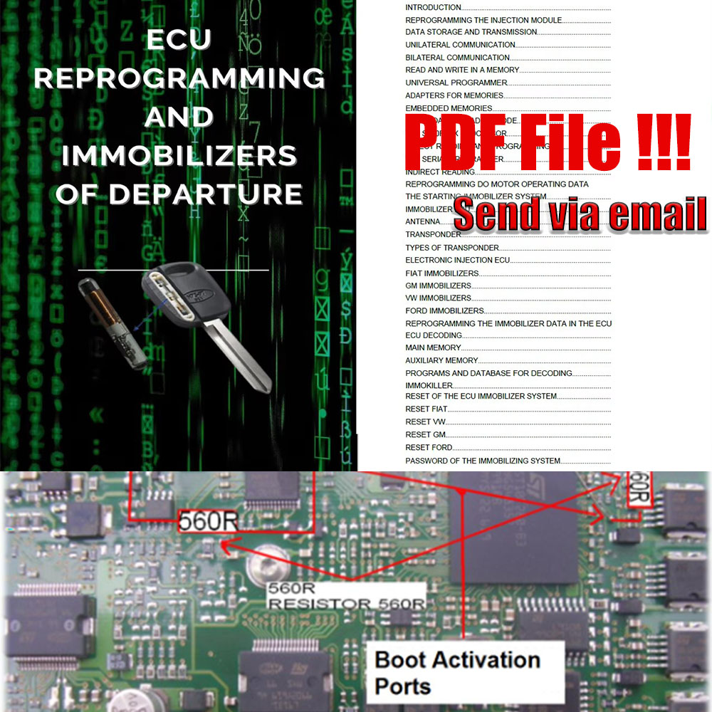 5 PCS ECU REPAIR Manuals E-BOO - Electronics Repair Guide recension och pris