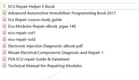 10 PCS ECU REPAIR E-Book Cours - Electronics Repair Guide recension och pris