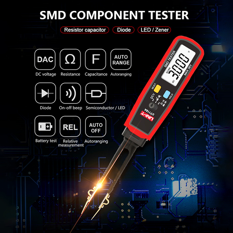 UNI-T UT116A UT116C Digital Tw - Smd Tweezer Set recension och pris