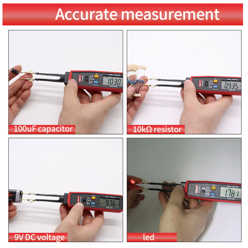UNI-T UT116A UT116C Digital Tw - Smd Tweezer Set recension och pris